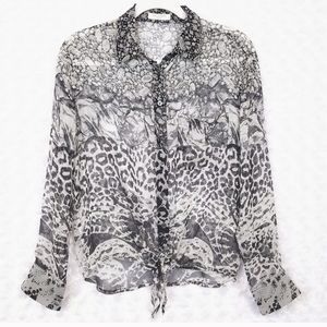 EUC equipment silk blouse